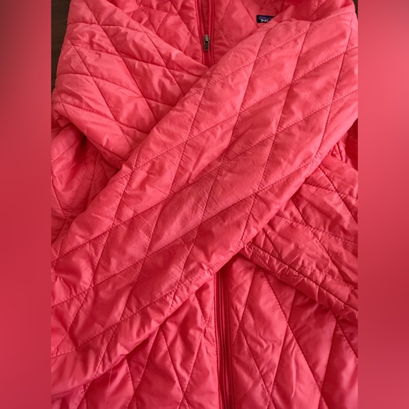 PATAGONIA Nanopuff Primaloft Puffer JACKET FuPink sz XXL 16-18kids - Picture 7 of 12